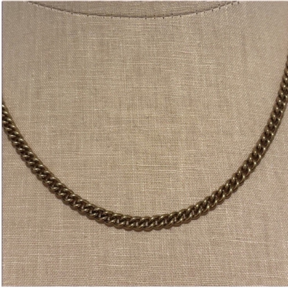 ✨SOLD✨ NWOT Kendra Scott Ace Necklace Vintage Gold - Picture 8 of 10